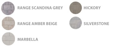 Range Scandina Grey, Range Amber Beige, Marbella, Silverstone, Hickory