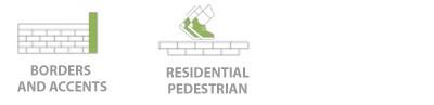 Borders and accents, Residential Pedestrian