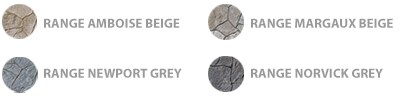 Range Ambroise Beige, Range Newport Grey, Range Margaux Beige, Range 