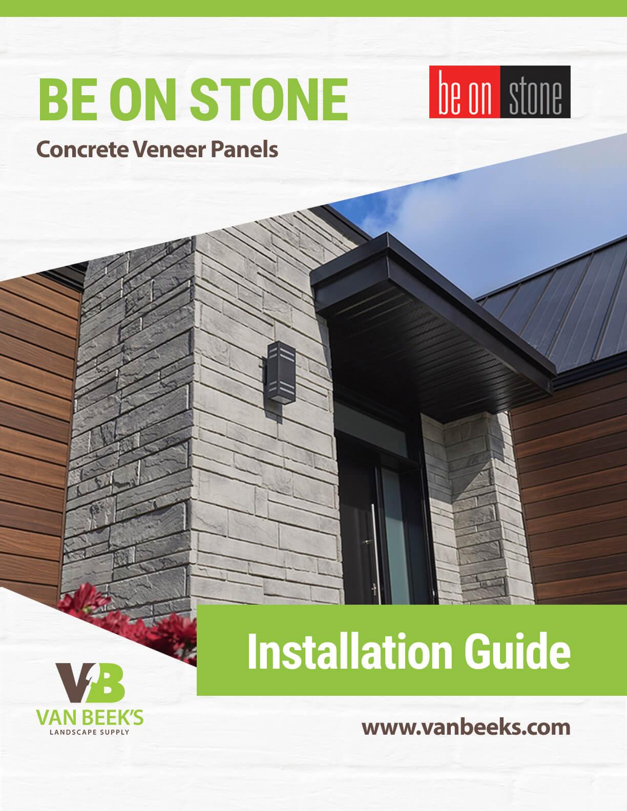 Be On Stone Concrete Veneer Installation Guide