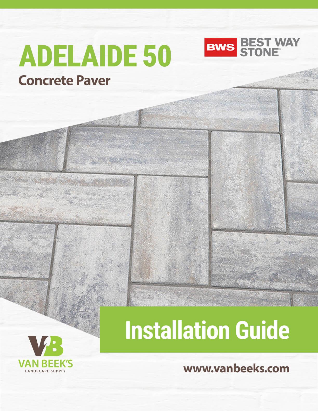 Best Way Stone Adelaide 50 Concrete Paver Installation Guide