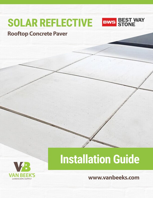 Best Way Stone Solar Reflective Rooftop Paver Installation Guide