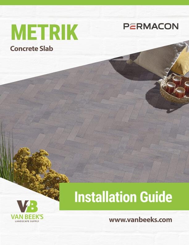 Permacon Metrik Concrete Slab Installation Guide