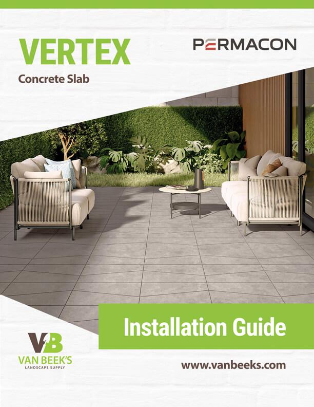 Permacon Vertex Concrete Slab Installation Guide