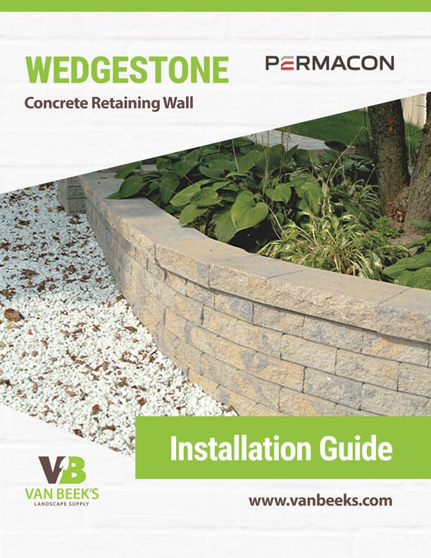 Permacon Wedgestone Concrete Retaining Wall Installation Guide