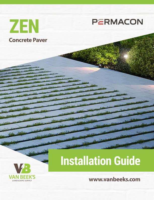 Permacon Zen Concrete Paver Installation Guide