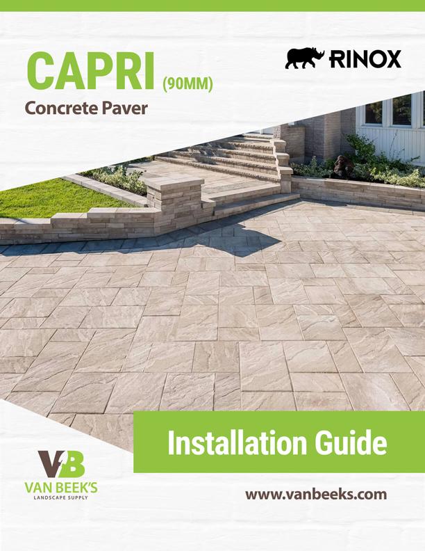 Rinox Capri Concrete Paver Installation Guide