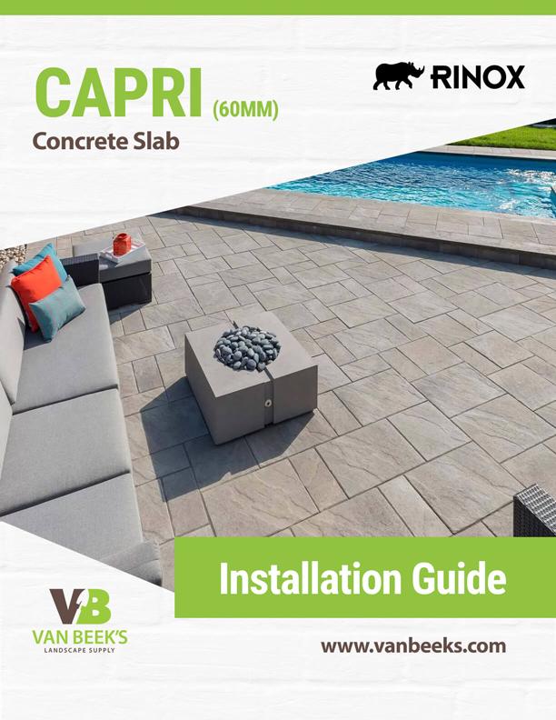 Rinox Capri Concrete Slab Installation Guide