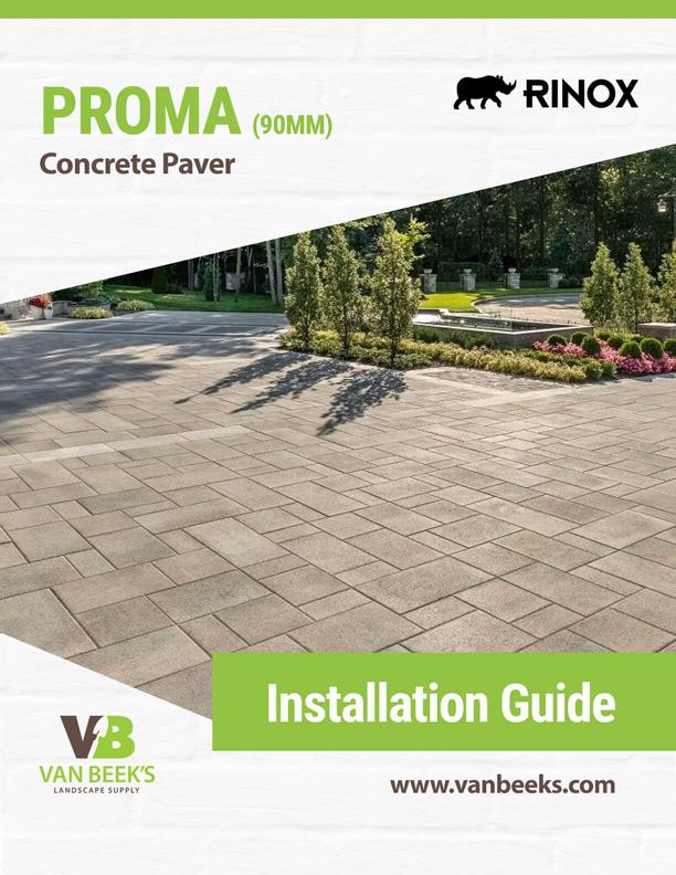 Rinox Proma Concrete Paver Installation Guide