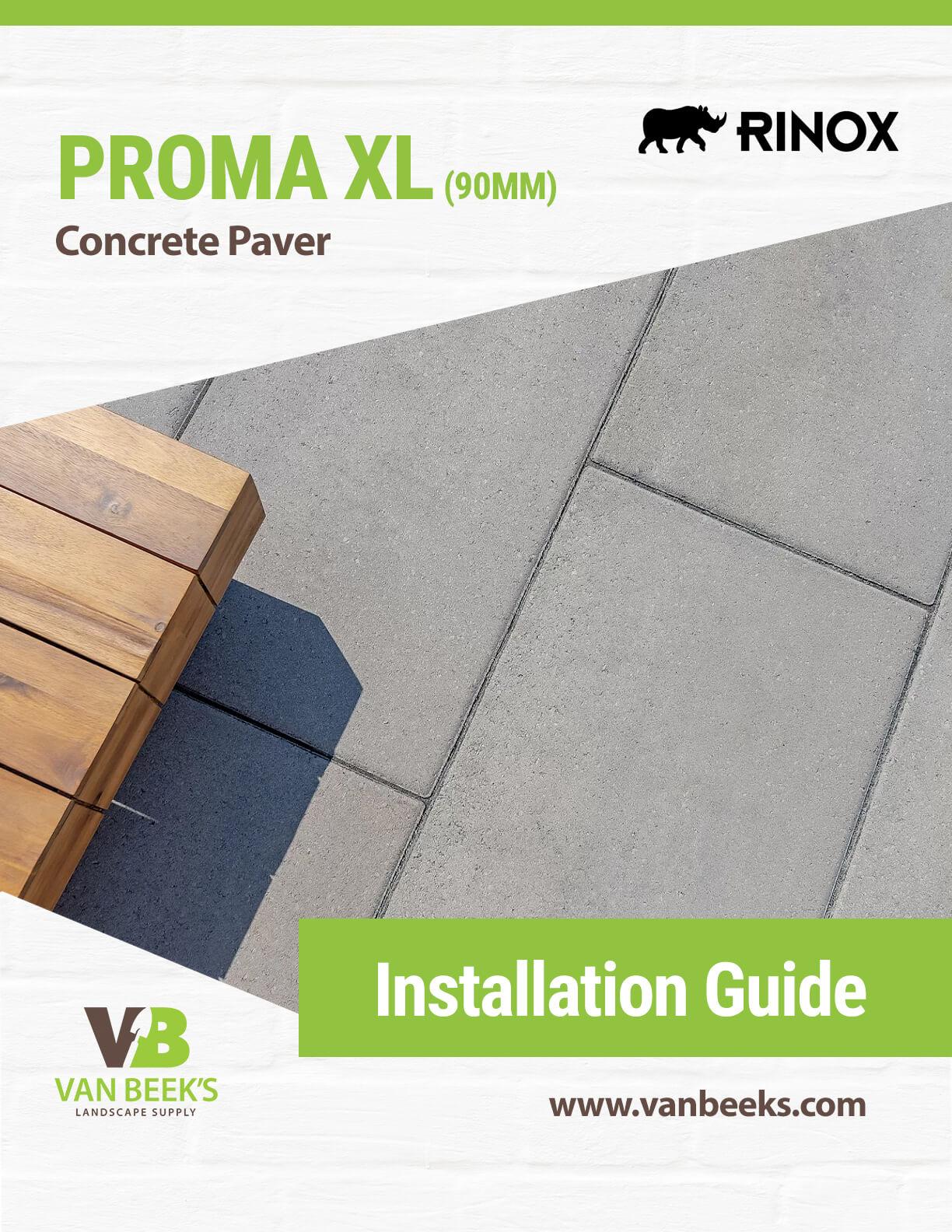 Rinox Proma XL Concrete Slab Installation Guide