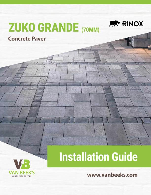 Rinox Zuko Grande Concrete Paver Installation Guide