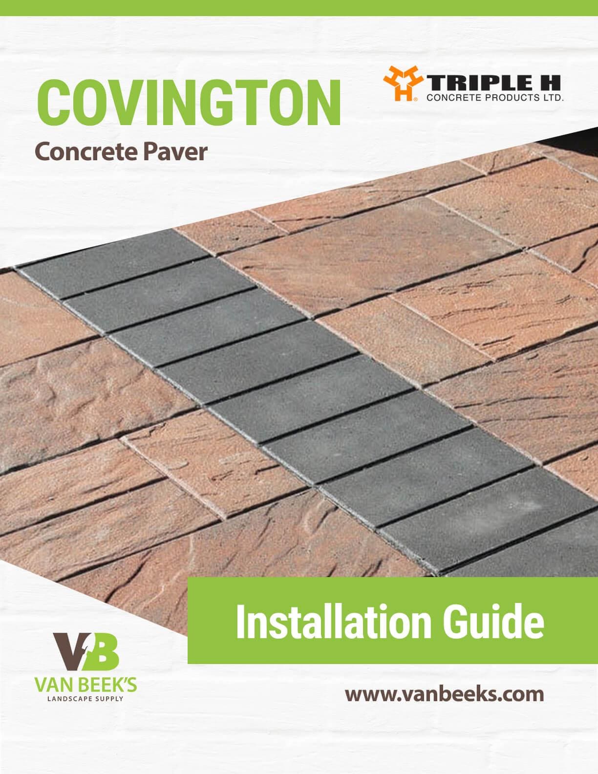 Triple H Covington Concrete Paver Installation Guide