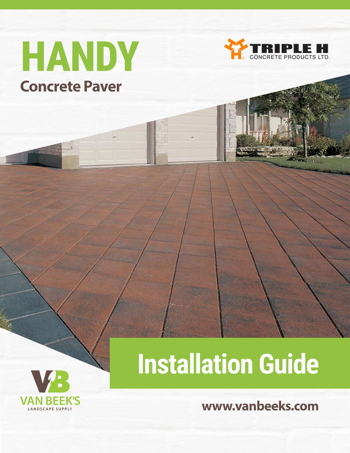 Triple H Handy Concrete Paver Installation Guide