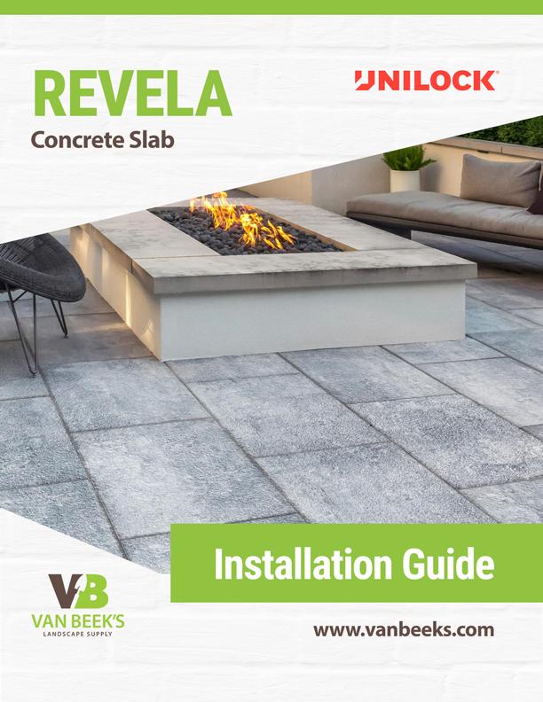 Unilock Revela Concrete Slab Installation Guide