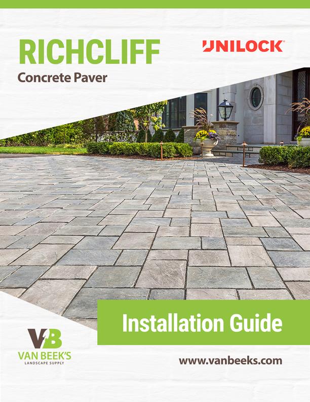 Unilock Richcliff Concrete Paver Installation Guide