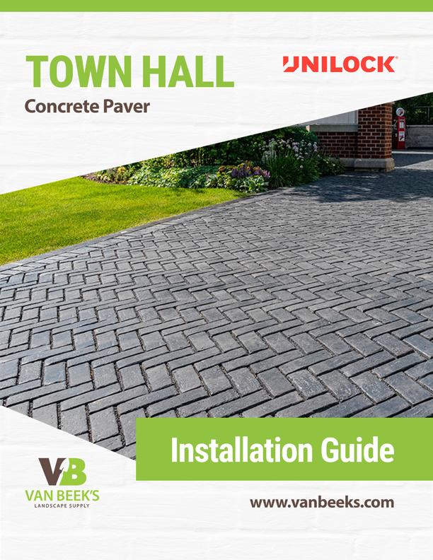 Unilock Town Hall Concrete Paver Installation Guide