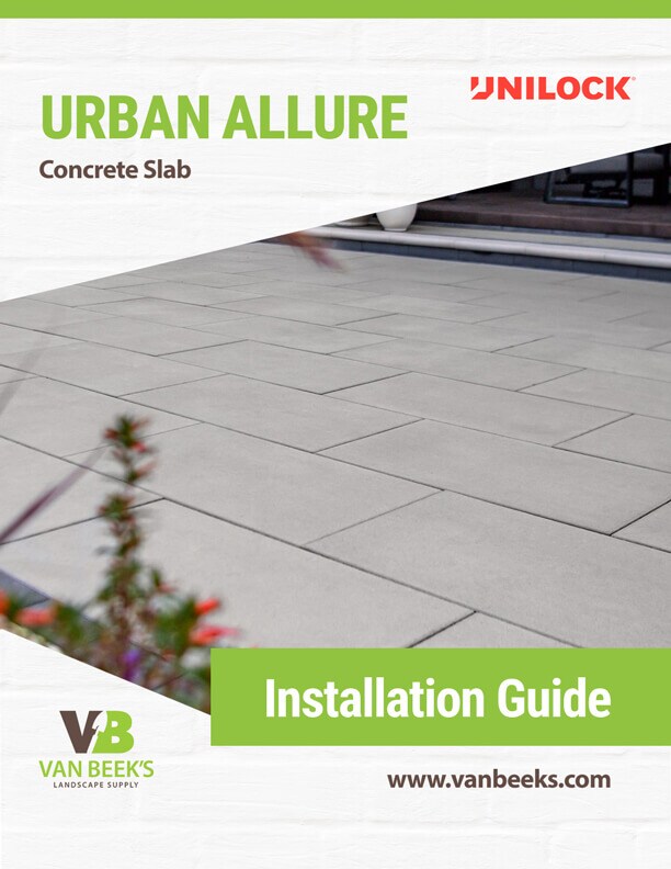 Unilock Urban Allure Concrete Slab Installation Guide