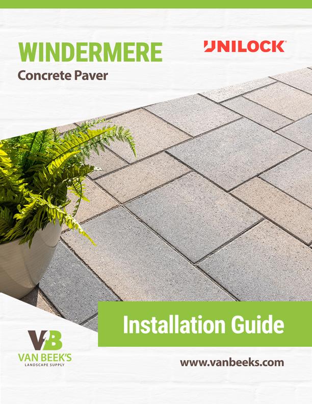 Unilock Windermere Concrete Paver Installation Guide